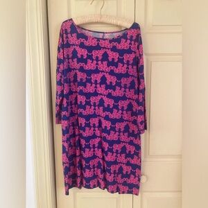 Lilly Pulitzer Long Sleeved T-Shirt Dress. XL
